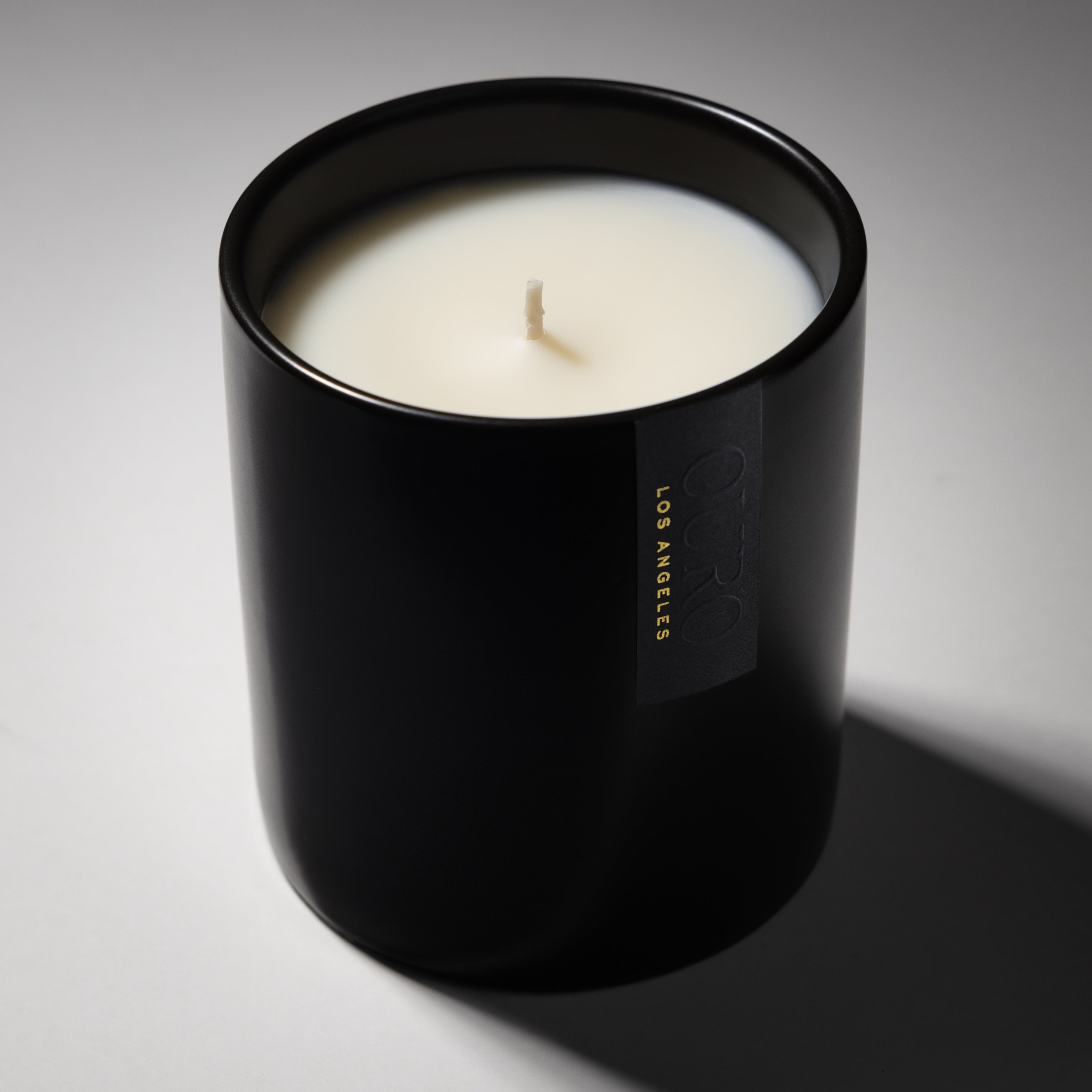 Midnight 12oz Natural Candle - White – OURO Los Angeles